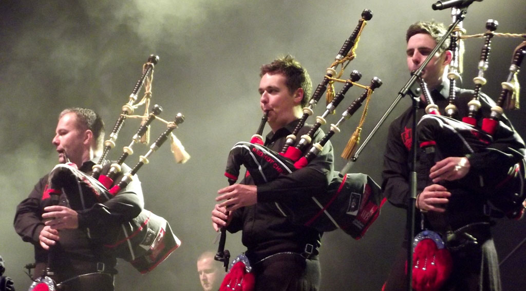 A pair of tickets to Shrewsbury Flower Show (Friday) + meet and greet with The Red Hot Chilli Pipers